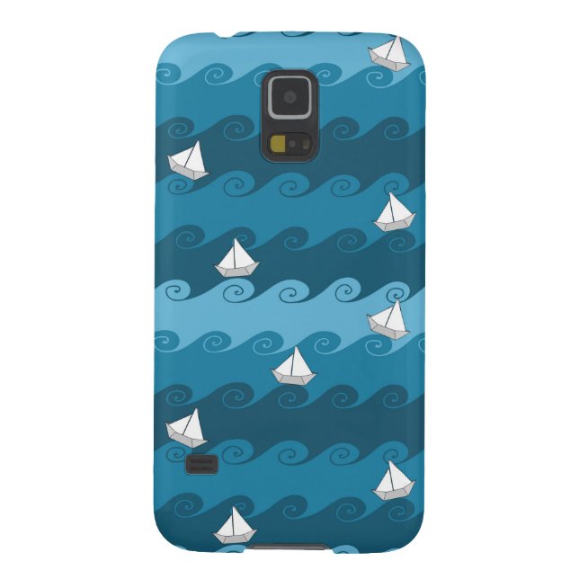 Coque Case-Mate Pour Samsung Galaxy Motif de bateaux à papier (Dos)