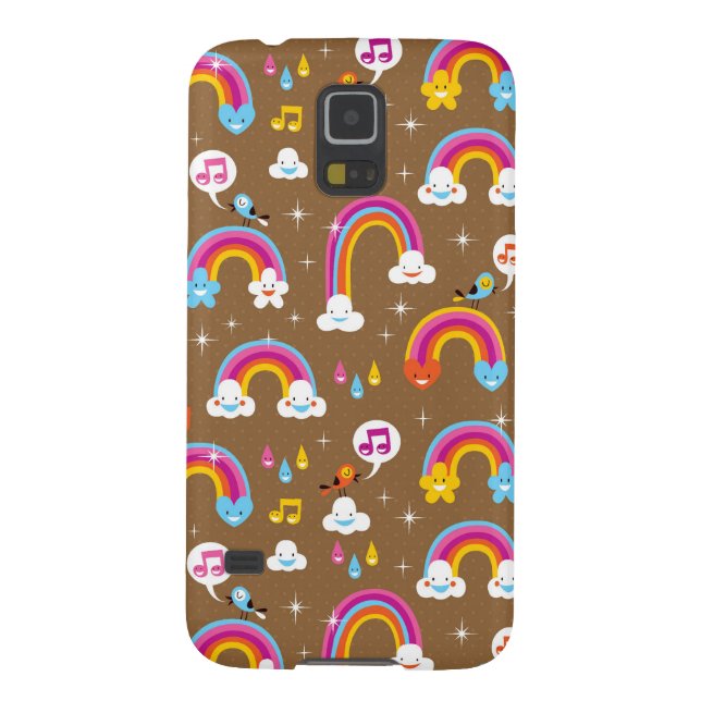 Coque Case-Mate Pour Samsung Galaxy motif mignon d'arcs-en-ciel (Dos)