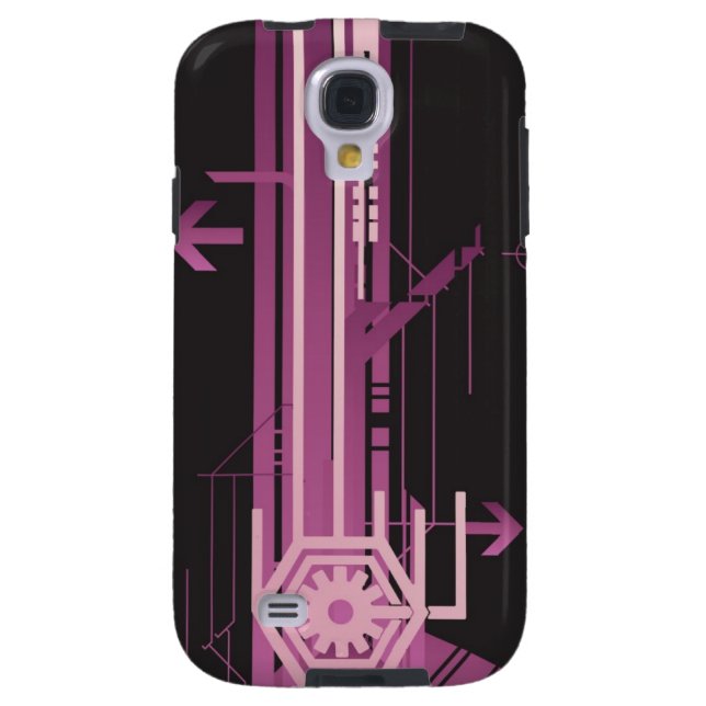 Coque Case-Mate Pour Samsung Galaxy Motif tramé technique (Dos)