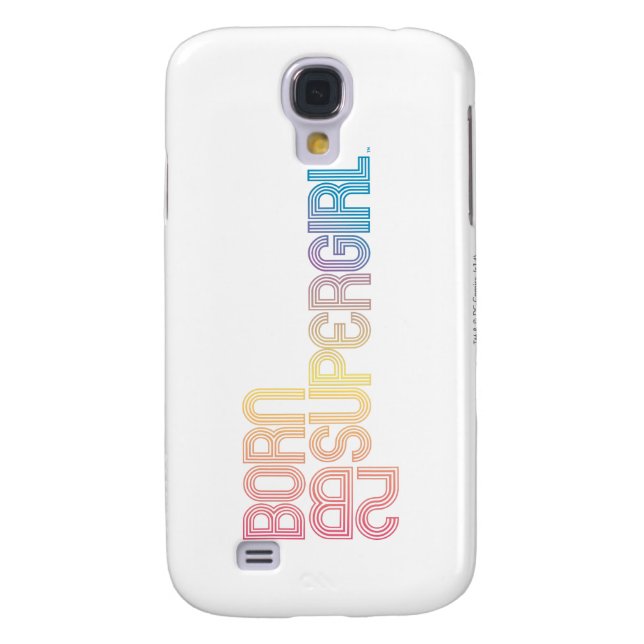 Coque Case-Mate Pour Samsung Galaxy Né pour être super fille (Dos)