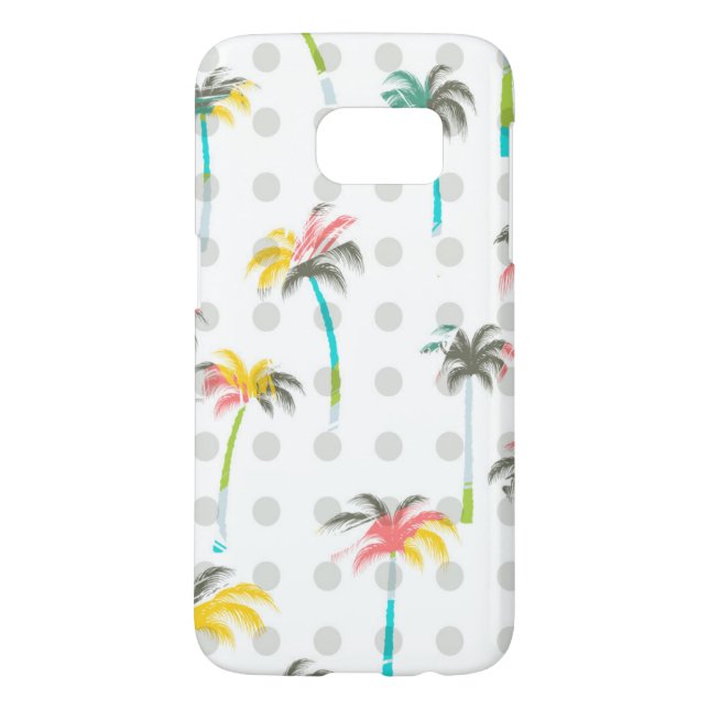 Coque Case-Mate Pour Samsung Galaxy Palmiers d'aquarelle (Dos)