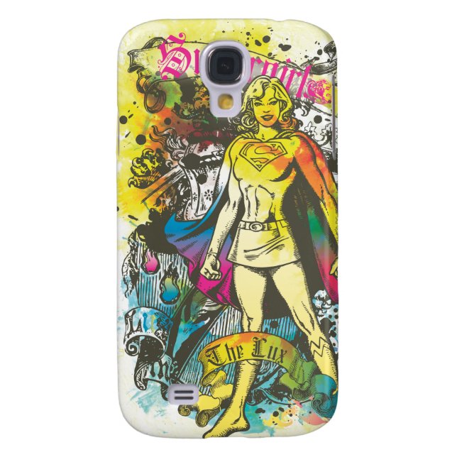 Coque Case-Mate Pour Samsung Galaxy Pose Supergirl Le Lux (Dos)