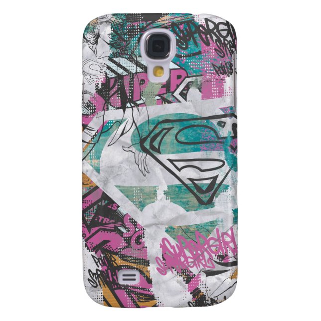Coque Case-Mate Pour Samsung Galaxy Supergirl Comic Capers Motif 11 (Dos)