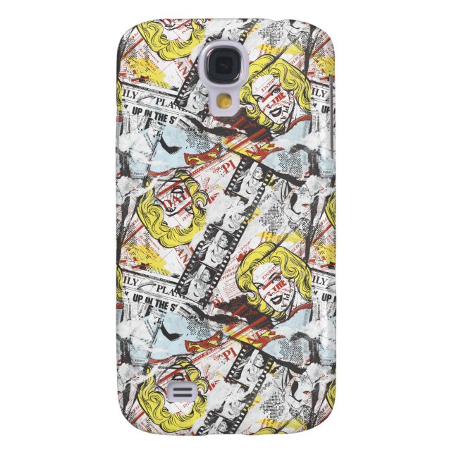 Coque Case-Mate Pour Samsung Galaxy Supergirl Comic Capteurs Motif 2 (Dos)