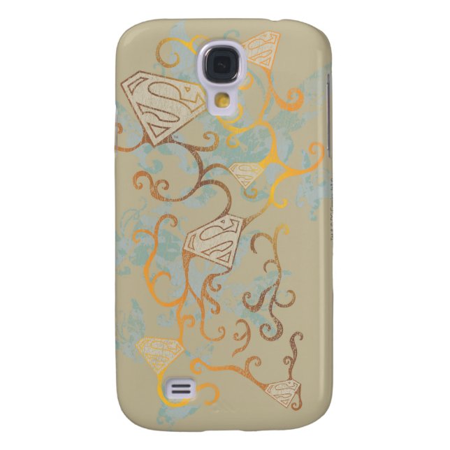 Coque Case-Mate Pour Samsung Galaxy Supergirl Gold et Brown (Dos)
