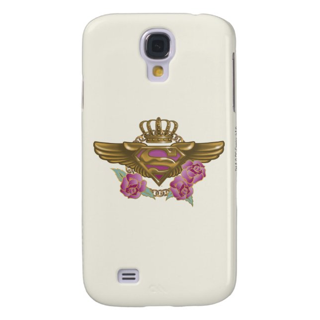 Coque Case-Mate Pour Samsung Galaxy Supergirl Golden Wings (Dos)