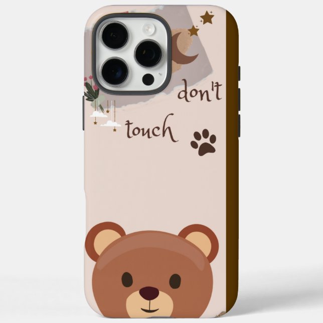 coque combo Brown, Apple iPhone 16 Pro, à peine (Verso)