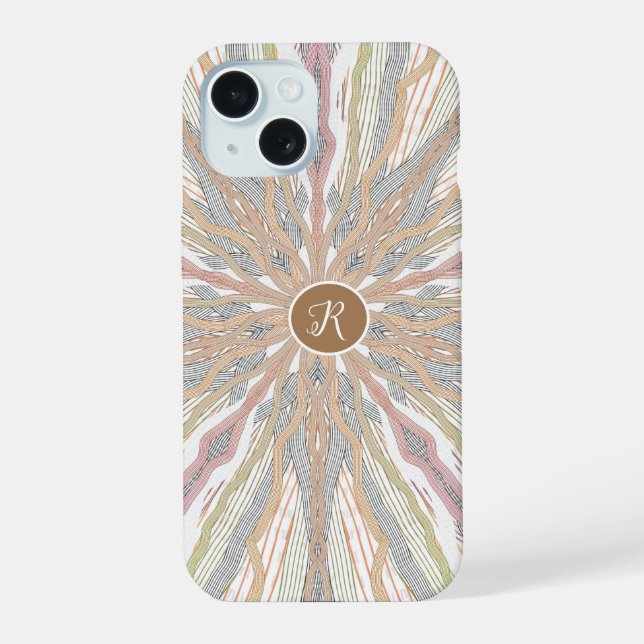 Coque-coque iphone abstrait (Verso)