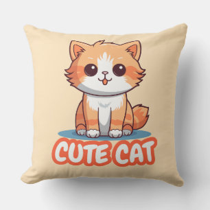 coque coussin de chat mignon