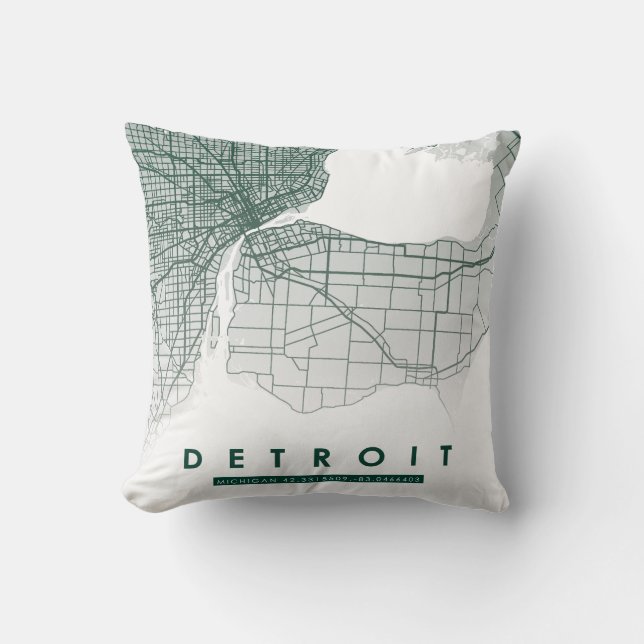 Coque Coussin de Detroit (Recto)