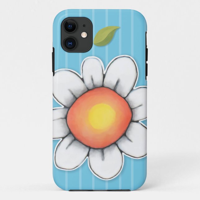 Coque Daisy Joy blue iPhone 5 ID/carte de crédit (Dos)