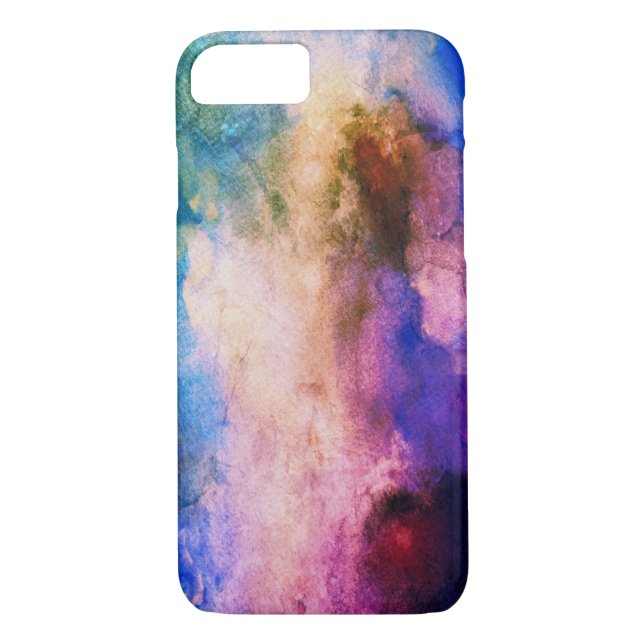 Coque d'aquarelle violet (Dos)
