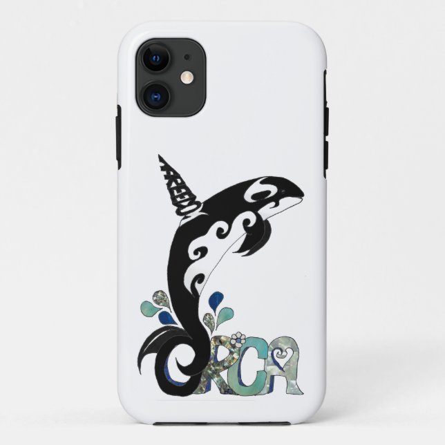 Coque d'art de la liberté d'Orca - coque iphone de (Dos)