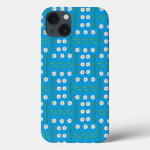 coque de boîtier-mat iPad Air : Blancs sur Turquoi