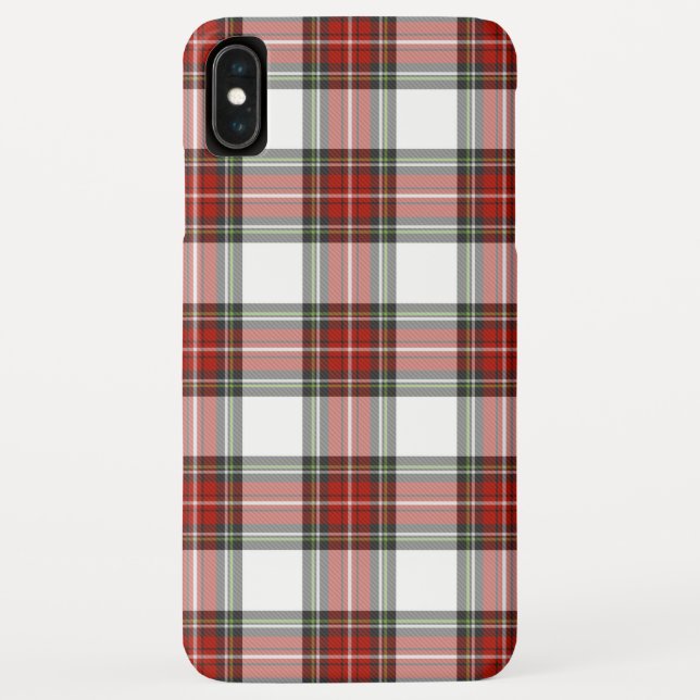 Coque de couverture iPhone Cover Red Tartan Check  (Dos)