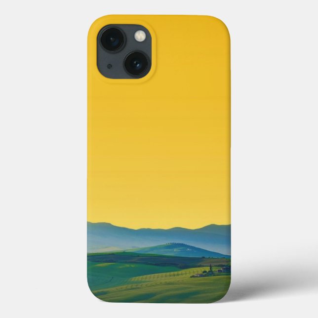 Coque de couverture téléphonique couleur jaune pou (Verso)