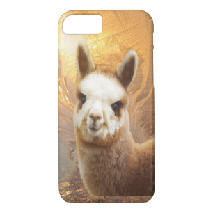 Coque de l'iPhone 7 Alpaca souriant
