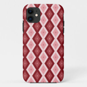 Coque de motif de diamant rouge-coque iphone de -M