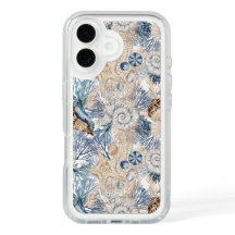 Coque de spectre pour iPhone aquatique/marin éléga