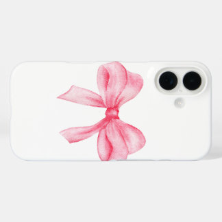 coque de téléphone à ruban rose