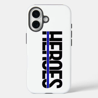 coque de téléphone de soutien à la police