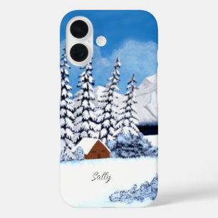 Coque de téléphone Iphone Pomme Brillante Hiver en