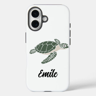 coque de téléphone tortue mignonne