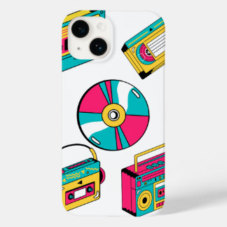 Coque de téléphonie mobile blanc rétro
