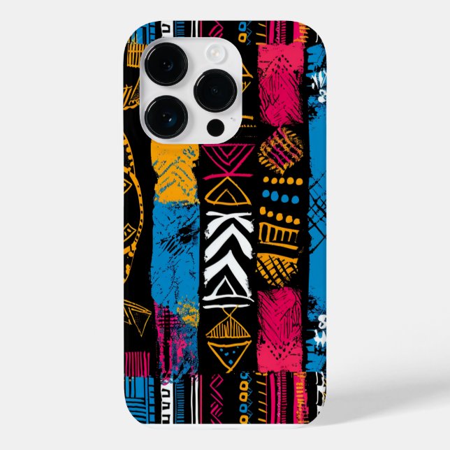 Coque d'impression africain iPhone 14 Pro (Verso)