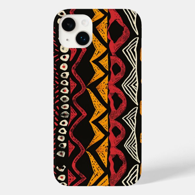 Coque d'impression africaine iPhone Plus (Verso)