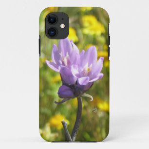 Coque d'iPhoneSE à fleurs violettes