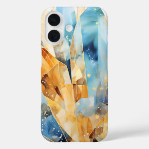 Coque élégant avec cristaux abstraits dans les ton