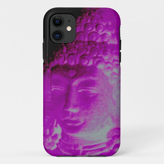 coque en chef de Bouddha violet/rose (Dos)