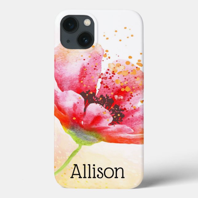 Coque Floral-Mate coque iphone (Verso)