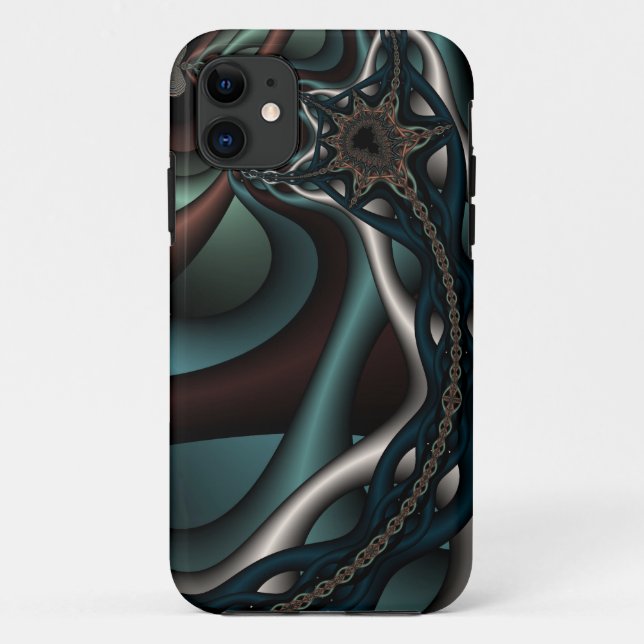 Coque fractal de réaction chaînée pour iphone4 (Dos)