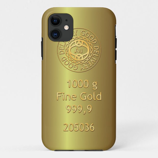 Coque Gold Bullion Golden Style iPhone 5 (Dos)