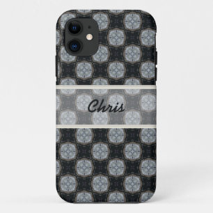 Coque gris noir Iphone personnalisé