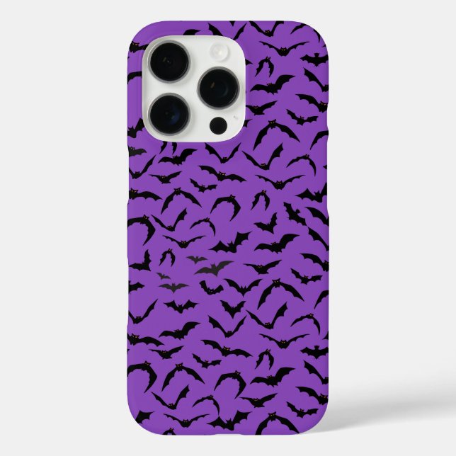 Coque Halloween Bats iPhone 16 Pro (Verso)
