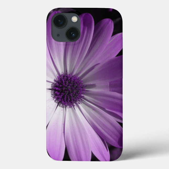 Coque ipad à fleurs pourpre (Verso)