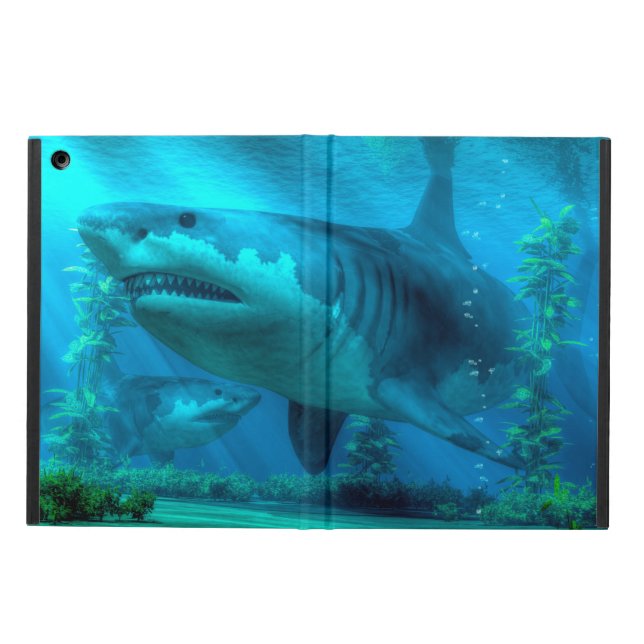 Coque iPad Air Le plus grand requin (Extérieur)