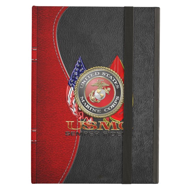 Coque iPad Air Usmc Semper fi [Edition spéciale] [3D] (Devant fermé)