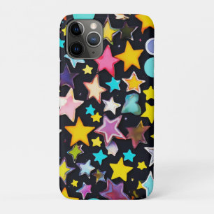 Coque ipad des étoiles colorées