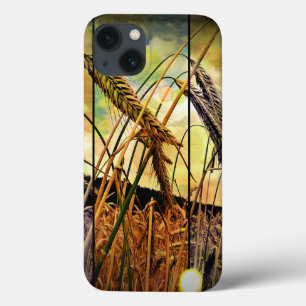Coque ipad d'étincelles de blé d'or