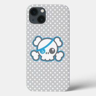 Coque ipad du crâne de Kawaii Pirate