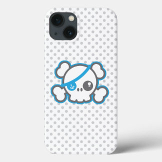 Coque ipad du crâne de Kawaii Pirate