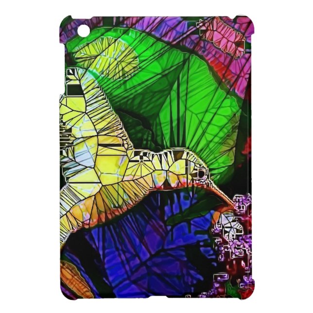 Coque iPad Mini Le colibri en verre (Dos)