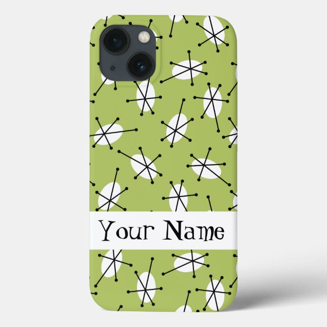 Coque ipad "Nom" Multi Vert Dazzle (Verso)