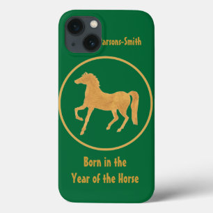 Coque ipad personnalisé : Motif de cheval à effet