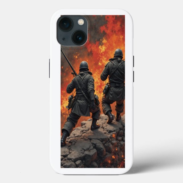 coque iphone13 de guerre (Verso)
