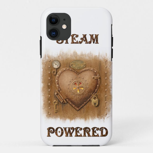 Coque iPhone4 Coeur alimenté en vapeur (Dos)